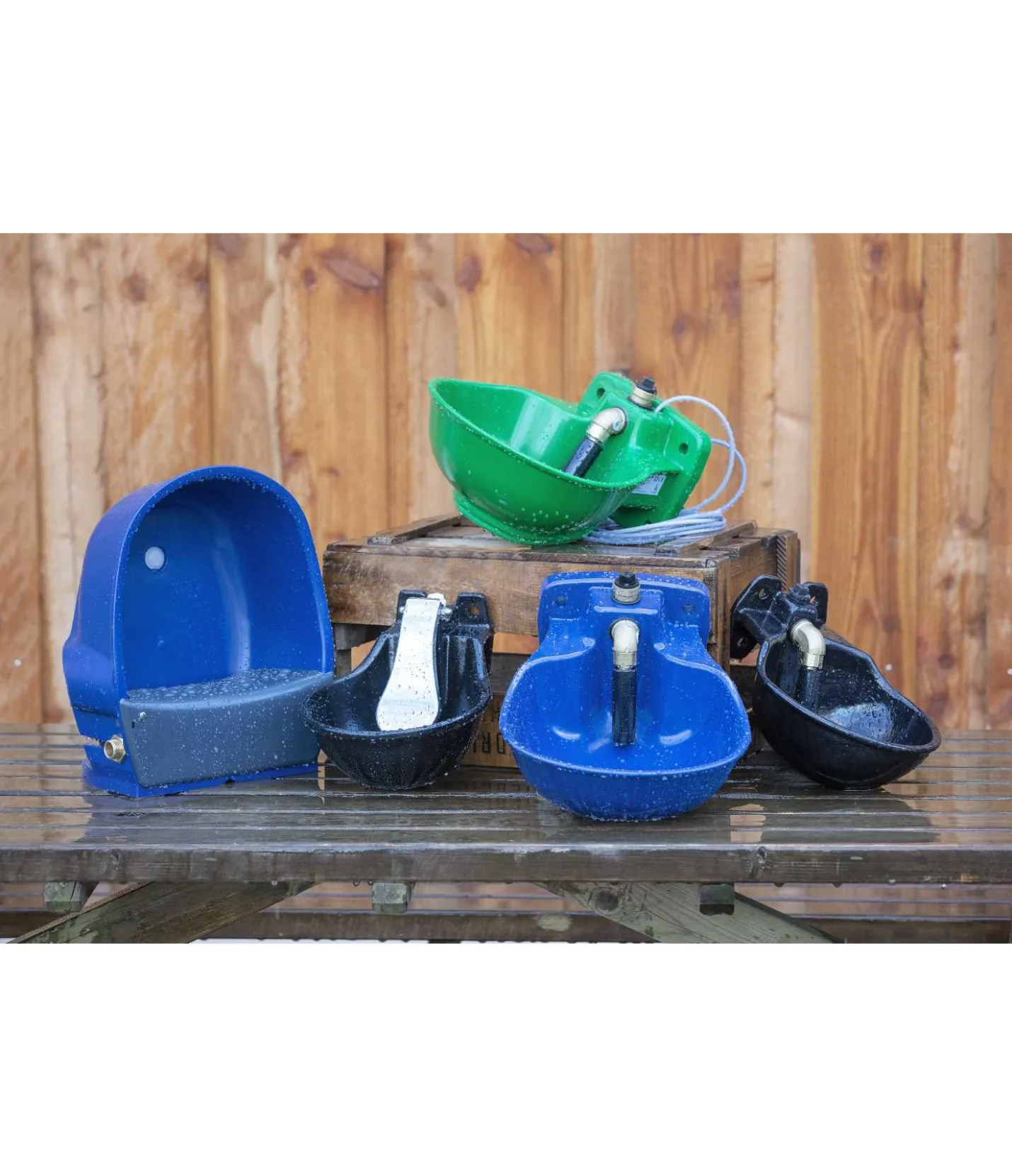 SHOWMASTER Abreuvoir à soupape 2,8 L bleu foncé