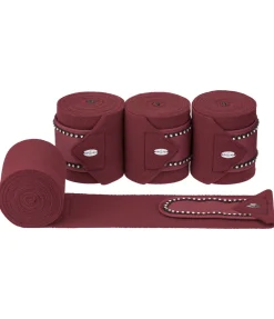 SHOWMASTER Bandes en polaire Brilliant bordeaux Clearance