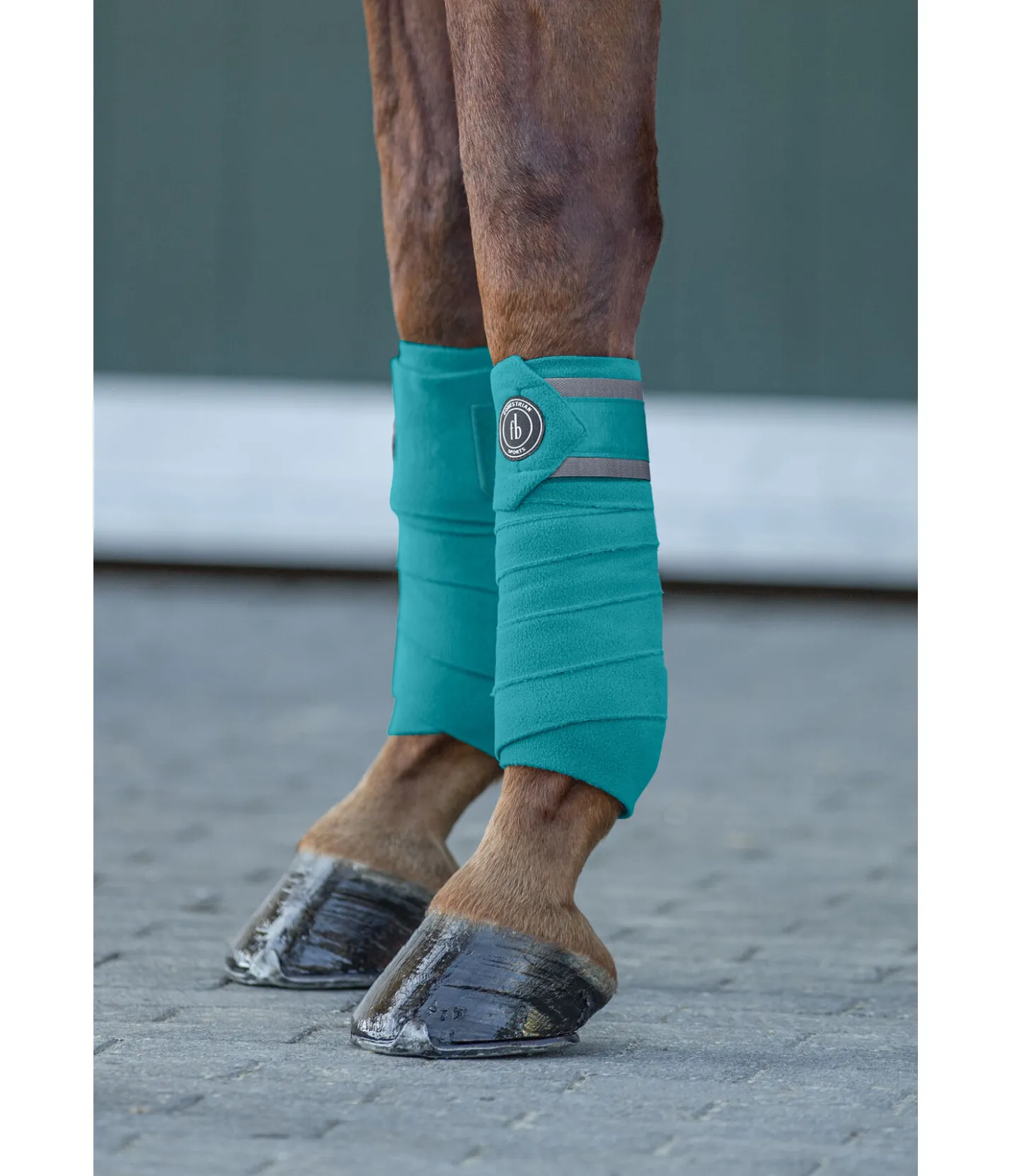 Felix Bühler Bandes en polaire Equestrian Sports vert atlantique Hot