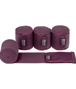 Felix Bühler Bandes en polaire Sparkling II noir-violet Outlet