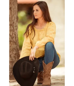 STONEDEEK Blouse Angie mangue dorée New