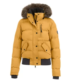Felix Bühler Blouson à capuche Rachel mangue dorée