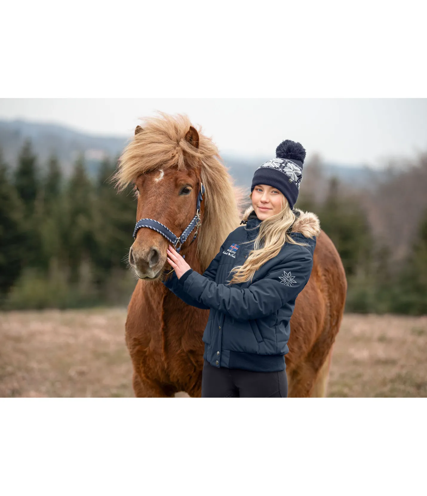 FENGUR Bonnet Norway Spirit bleu nuit Sale