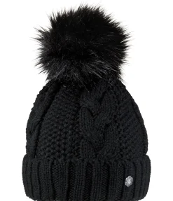 Felix Bühler Bonnet à pompon Inke noir