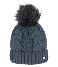Felix Bühler Bonnet à pompon Inke pétrole Discount