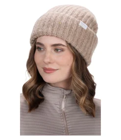 Felix Bühler Bonnet à revers Joelle taupe