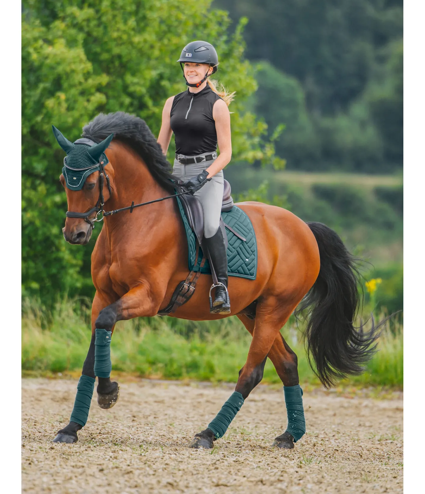 SHOWMASTER Bonnet anti-mouches Brillant vert tropical Sale
