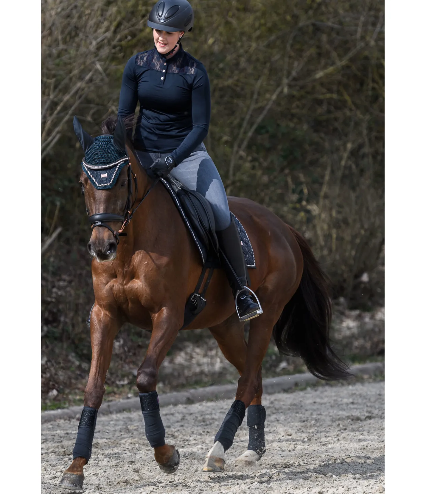 Felix Bühler Bonnet anti-mouches Sparkling II navy Clearance