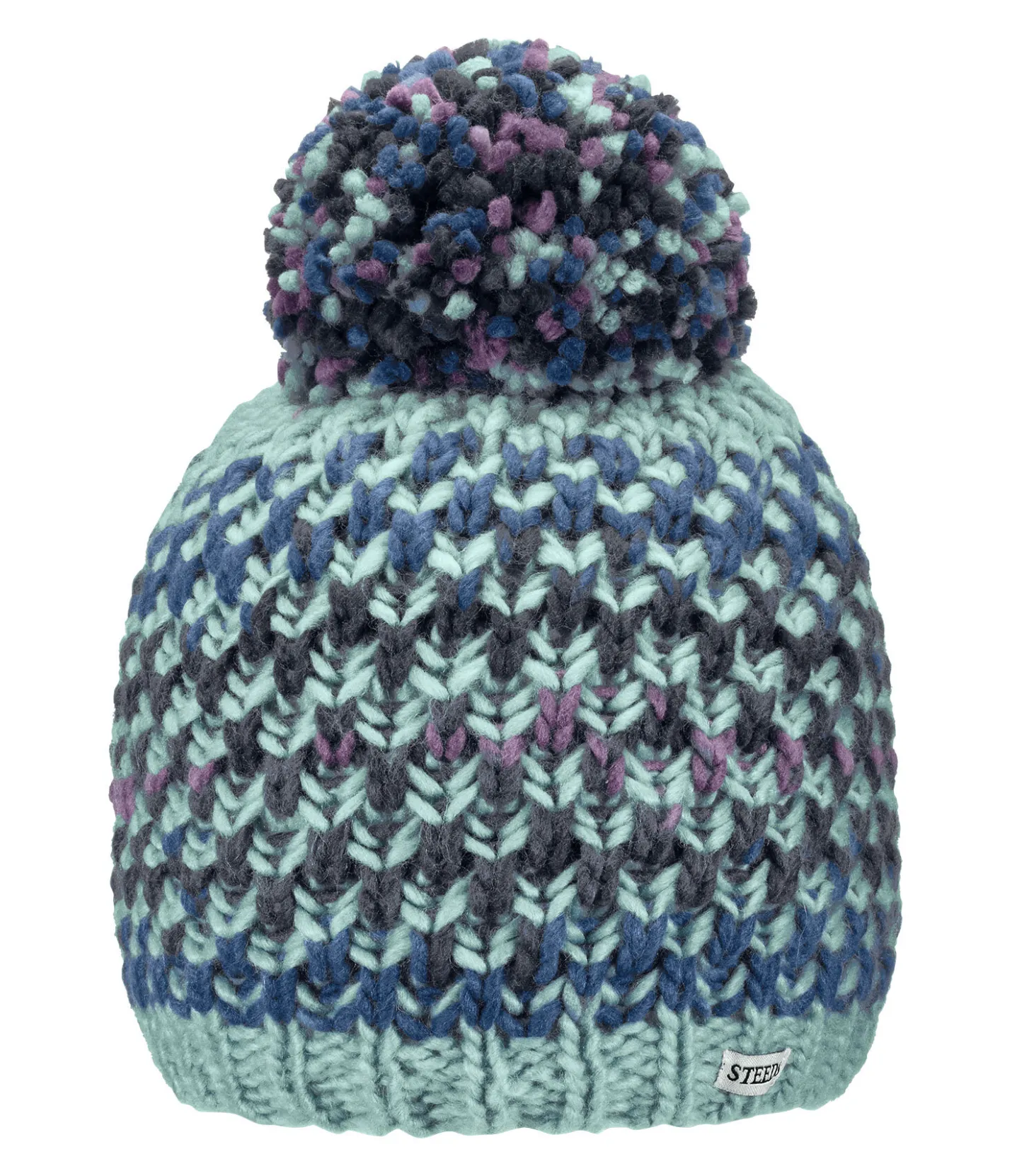 STEEDS Bonnet en tricot enfant Manon bleu atlantique Outlet