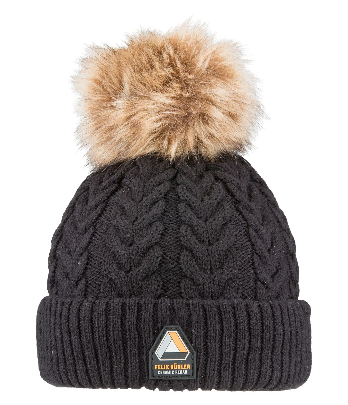Felix Bühler Bonnet tricot Ceramic Rehab noir Online