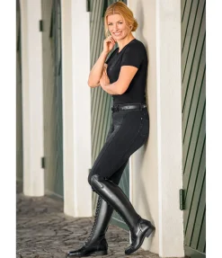 Felix Bühler Bottes à lacets Monza noir Hot