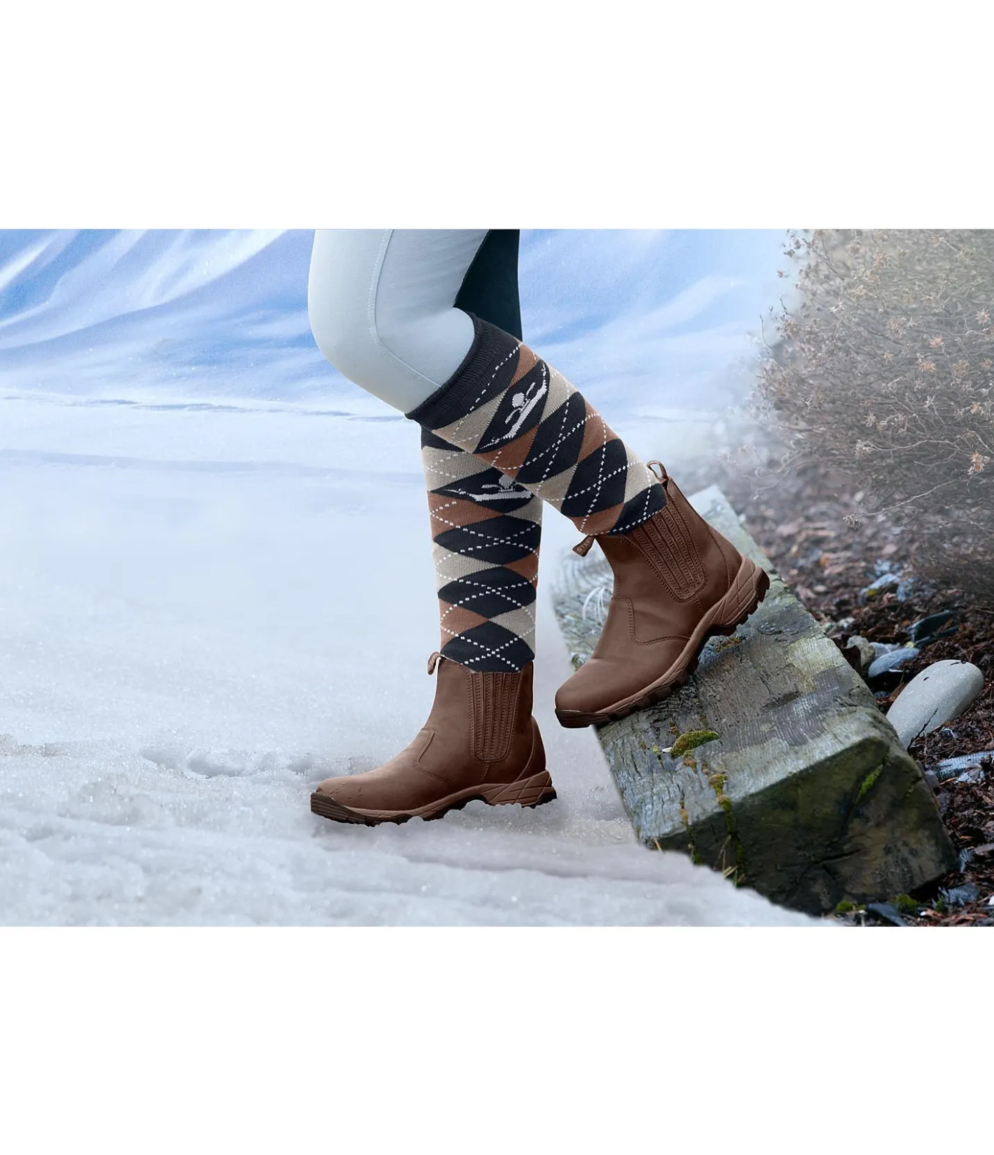 STEEDS Bottines d'hiver Ice Rider marron foncé Clearance