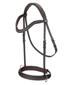 SHOWMASTER Bridon sans embouchure Gentle Connection marron foncé Best
