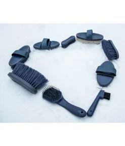 SHOWMASTER Brosse à poils longs Soft denim foncé Discount