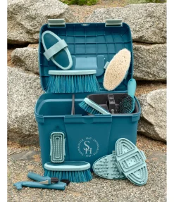 SHOWMASTER Brosse à poils longs Soft turquoise foncé Best