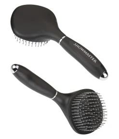 SHOWMASTER Brosse pour crinière et queue Premium noir New