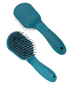SHOWMASTER Brosse pour crins Soft turquoise foncé Clearance