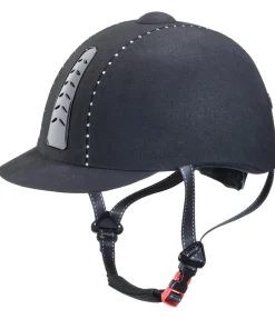 KNIGHTSBRIDGE Casque d'équitation Air III Crystal noir Outlet