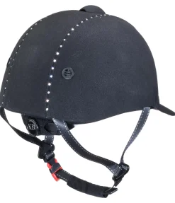 KNIGHTSBRIDGE Casque d'équitation Air III Crystal noir Outlet