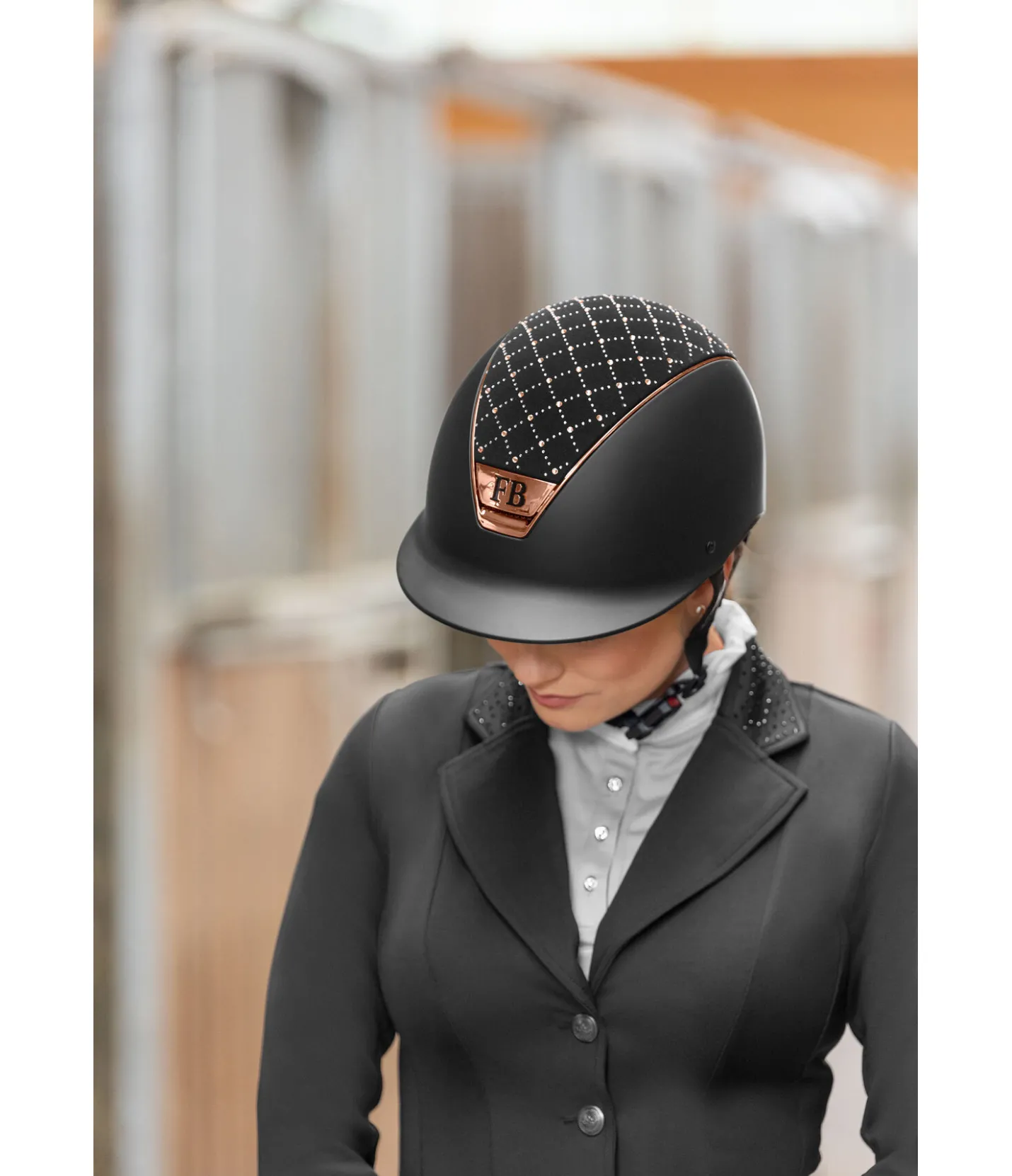Felix Bühler Casque d'équitation ProNova III Diamond rose-doré Discount