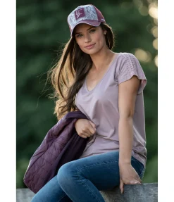 STONEDEEK Casquette Lace Up prune Sale