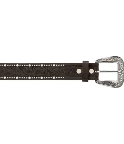STONEDEEK Ceinture Dots marron foncé Hot