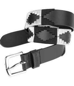 Felix Bühler Ceinture en cuir Camilla noir Sale