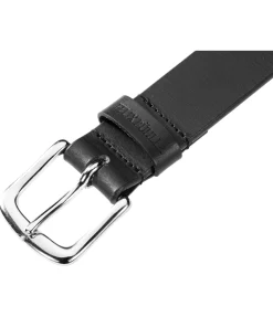 Felix Bühler Ceinture en cuir Camilla noir Sale