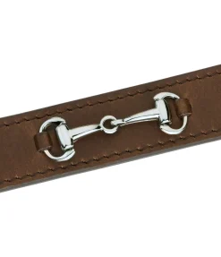 Felix Bühler Ceinture en cuir Celia brun Hot
