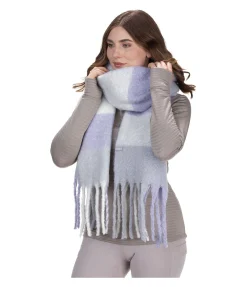Felix Bühler Écharpe XXL Yara lavande givré New