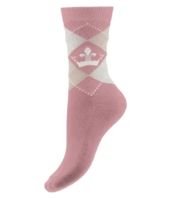 Felix Bühler Chaussettes rose poudré New