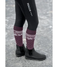 FENGUR Chaussettes Norway Spirit amarante New