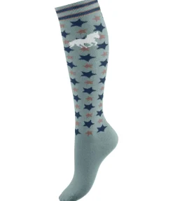STEEDS Chaussettes enfant Stars vert océan Best
