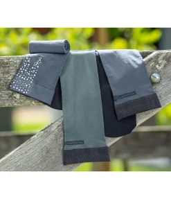Felix Bühler Chaussettes hautes bleu fumée