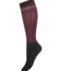Felix Bühler Chaussettes hautes mûron Sale