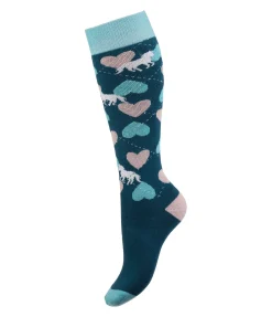 STEEDS Chaussettes hautes Argly bleu sarcelle Sale