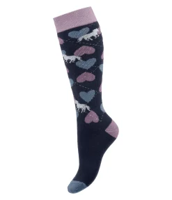 STEEDS Chaussettes hautes Argly marine