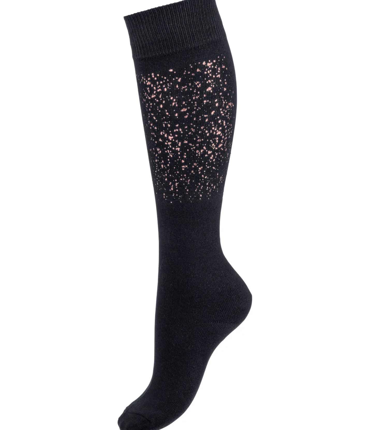 STEEDS Chaussettes hautes Glitzer marine New