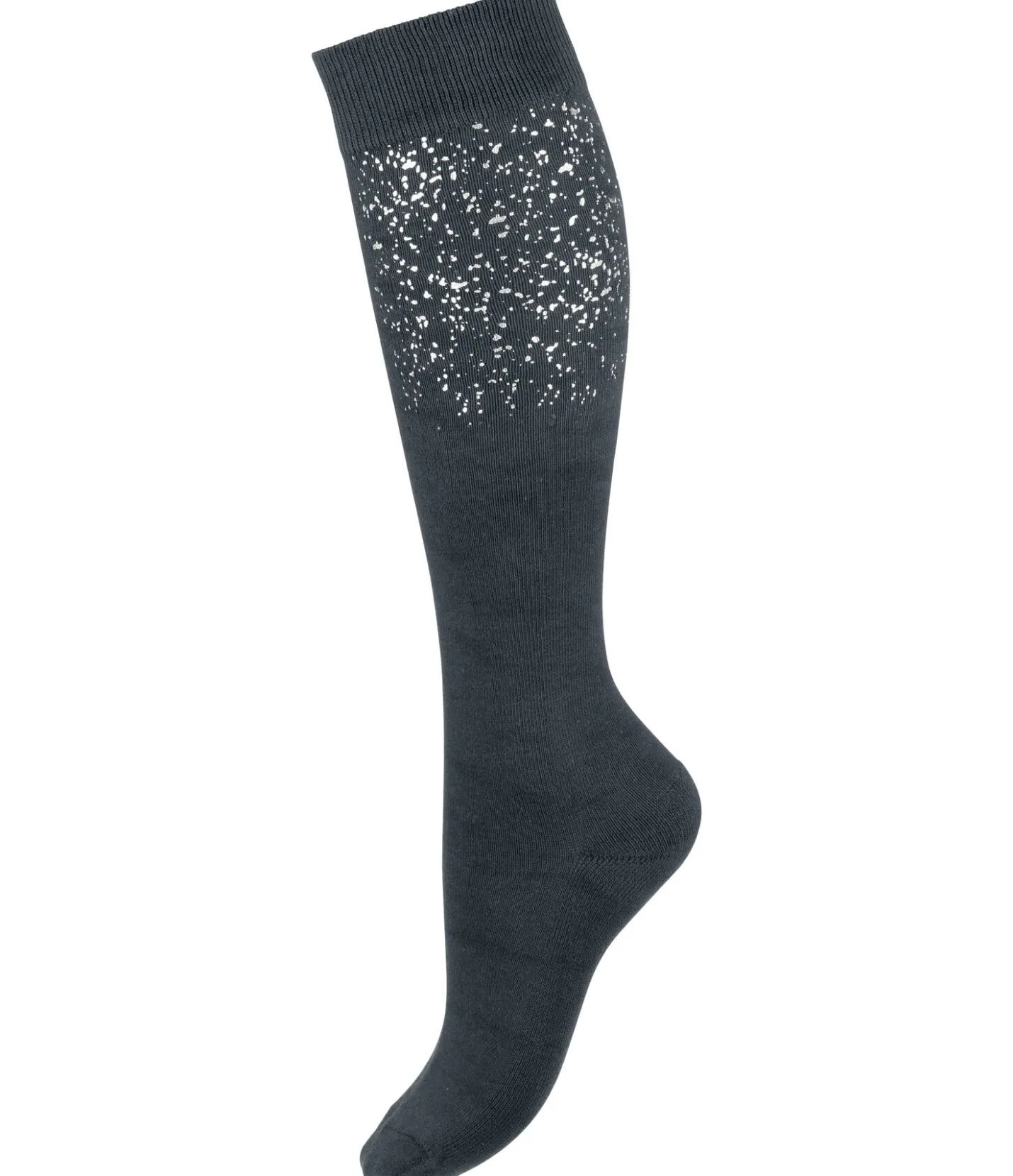 STEEDS Chaussettes hautes Glitzer ciel gris Outlet