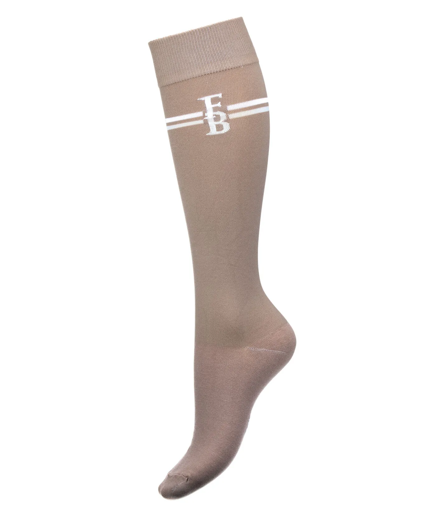 Felix Bühler Chaussettes hautes Kira noisette Sale