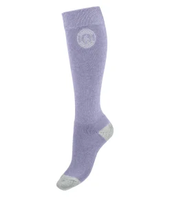 Felix Bühler Chaussettes hautes d'hiver Ivy lavande givré Clearance