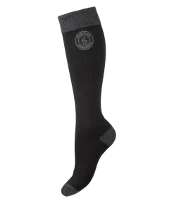 Felix Bühler Chaussettes hautes d'hiver Ivy noir Hot