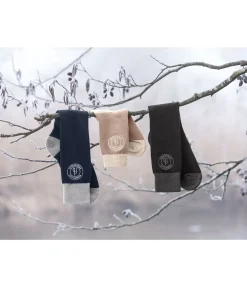 Felix Bühler Chaussettes hautes d'hiver Ivy noir Hot