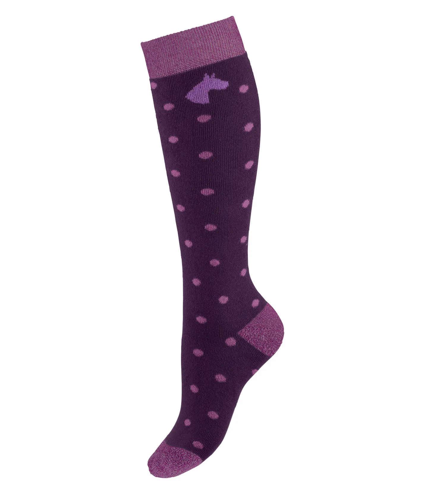 STEEDS Chaussettes hautes enfant Starlit mûron Outlet