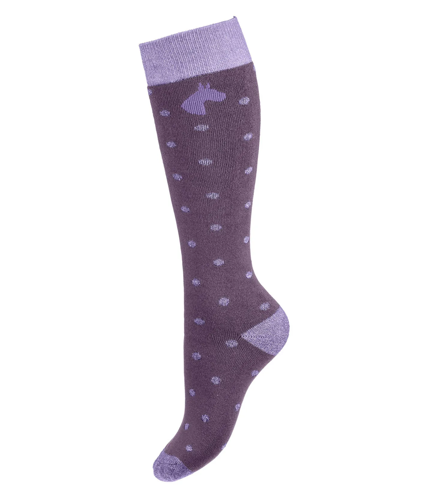 STEEDS Chaussettes hautes enfant Starlit lila givré Hot