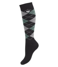 Felix Bühler Chaussettes hautes enfant Caro noir Best
