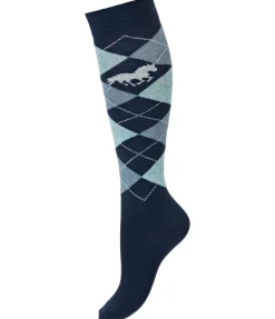 STEEDS Chaussettes hautes enfant azur Best
