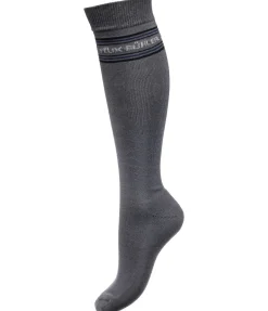Felix Bühler Chaussettes hautes homme anthracite Discount