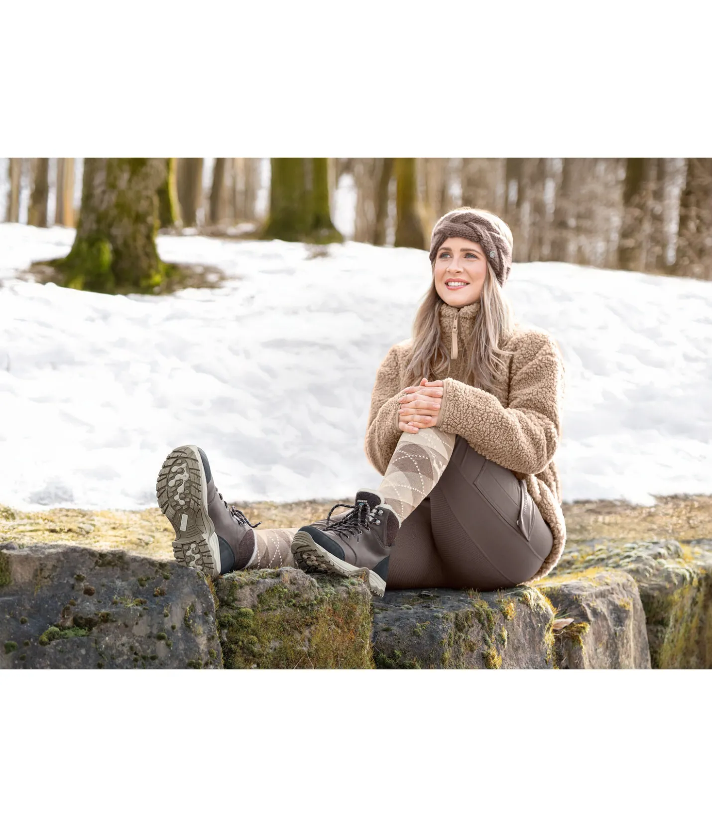 STEEDS Chaussures d'écurie d'hiver Freelander IV CX marron foncé New