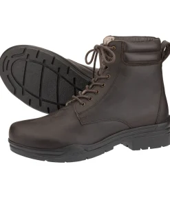 STEEDS Chaussures d'écurie d'hiver Bronco marron foncé Clearance